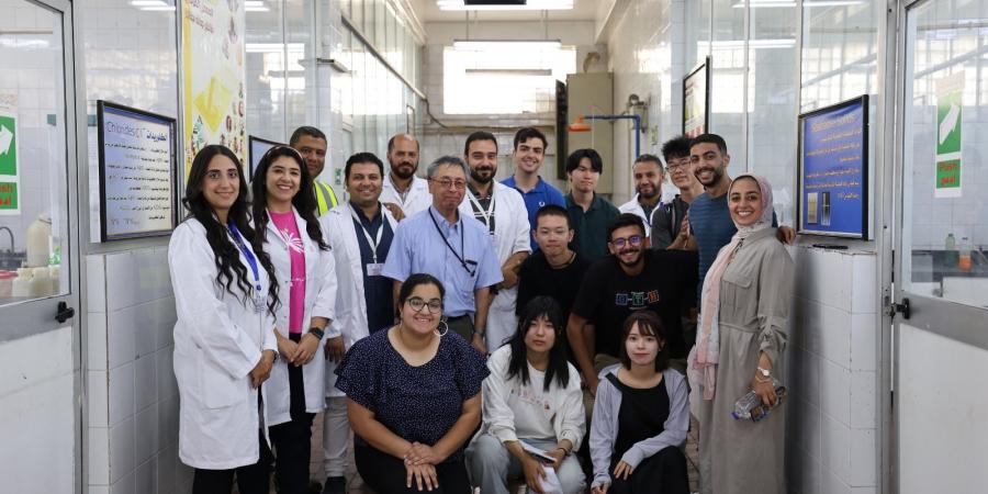  الصرف الصحي بالإسكندرية يستقبل وفدًا طلابيًا من الجامعة الياباني - هرم مصر