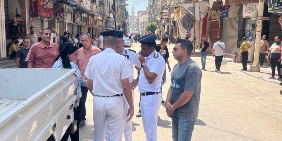 حملة مكبرة لإزالة الإشغالات بمنطقة العباسي بالمنصورة - هرم مصر
