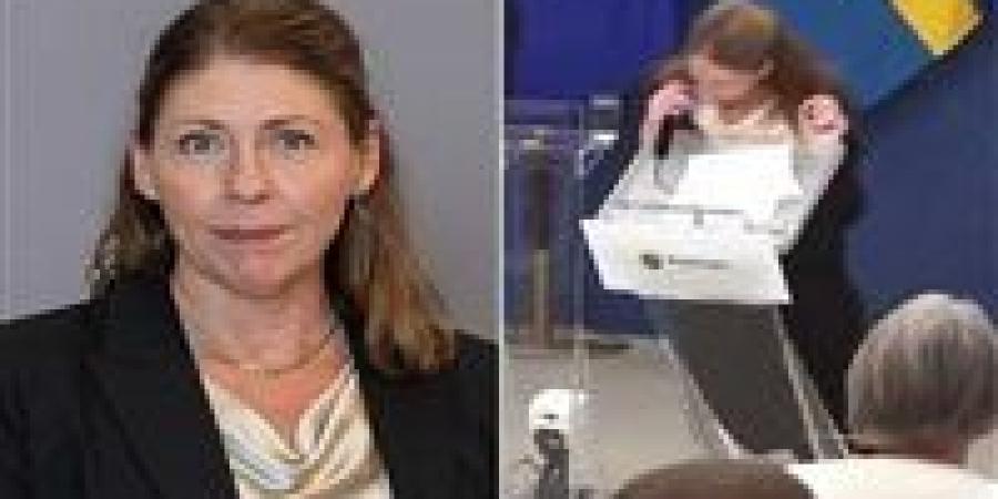 في أول ظهور رسمي.. انهيار وزيرة الصحة يربك المشهد السياسي في السويد - هرم مصر
