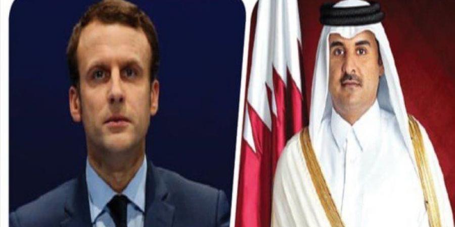 أمير قطر يتلقى اتصالًا هاتفيًا من الرئيس الفرنسي - هرم مصر