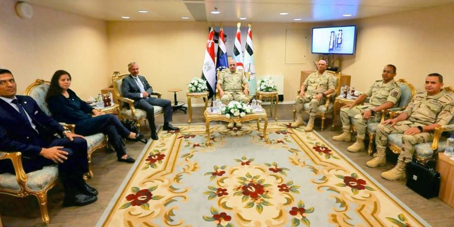 رئيس الأركان يشهد المرحلة الختامية للتدريب المصرى الأمريكى - هرم مصر