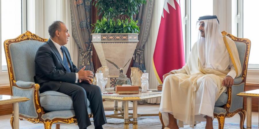 وزير الخارجية ينقل رسالة تضامن من الرئيس السيسي الي امير دولة قطر - هرم مصر