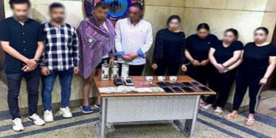 القبض على سيدة تدير نادٍيا صحيا لممارسة الأعمال المنافية للآداب - هرم مصر