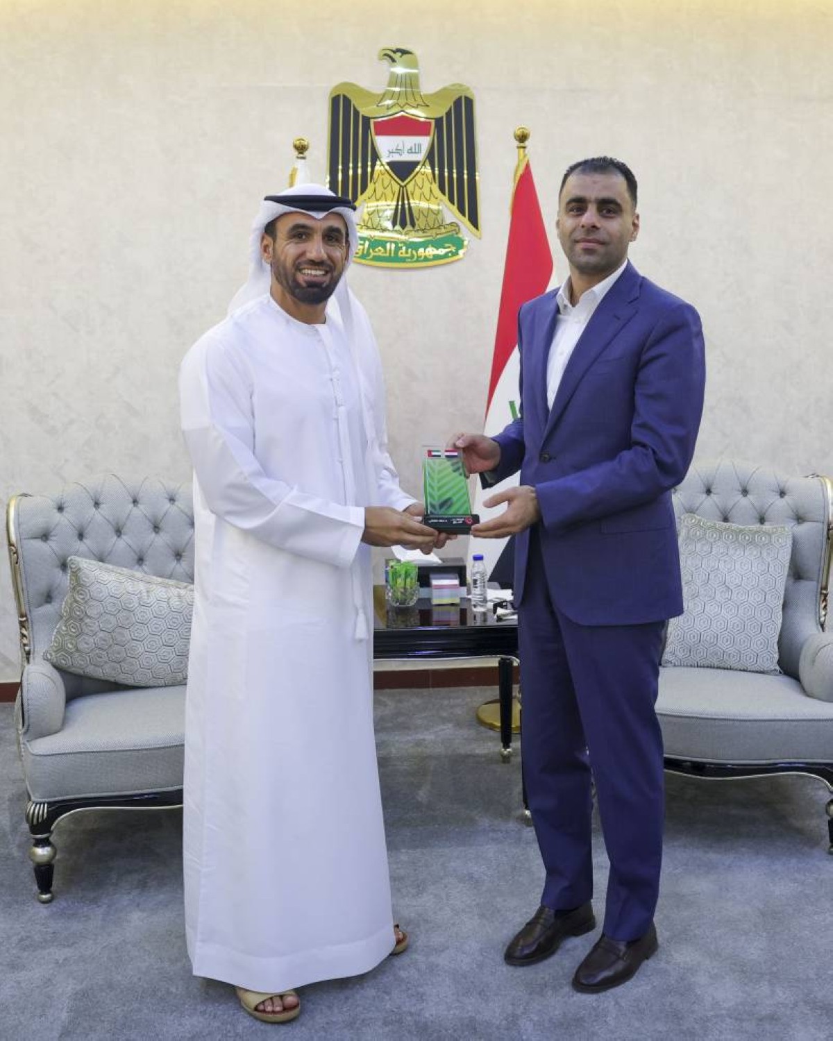 الإمارات تثبت محبتها للعراق وتعزز التواصل الرياضي والنصر يبني جسور التعاون في بغداد