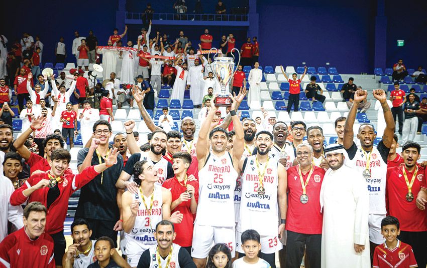 رئيس اتحاد السلة يتوج المحرق بطلا للسوبر على كأس محمد بن عبدالرحمن في مباريات مثيرة