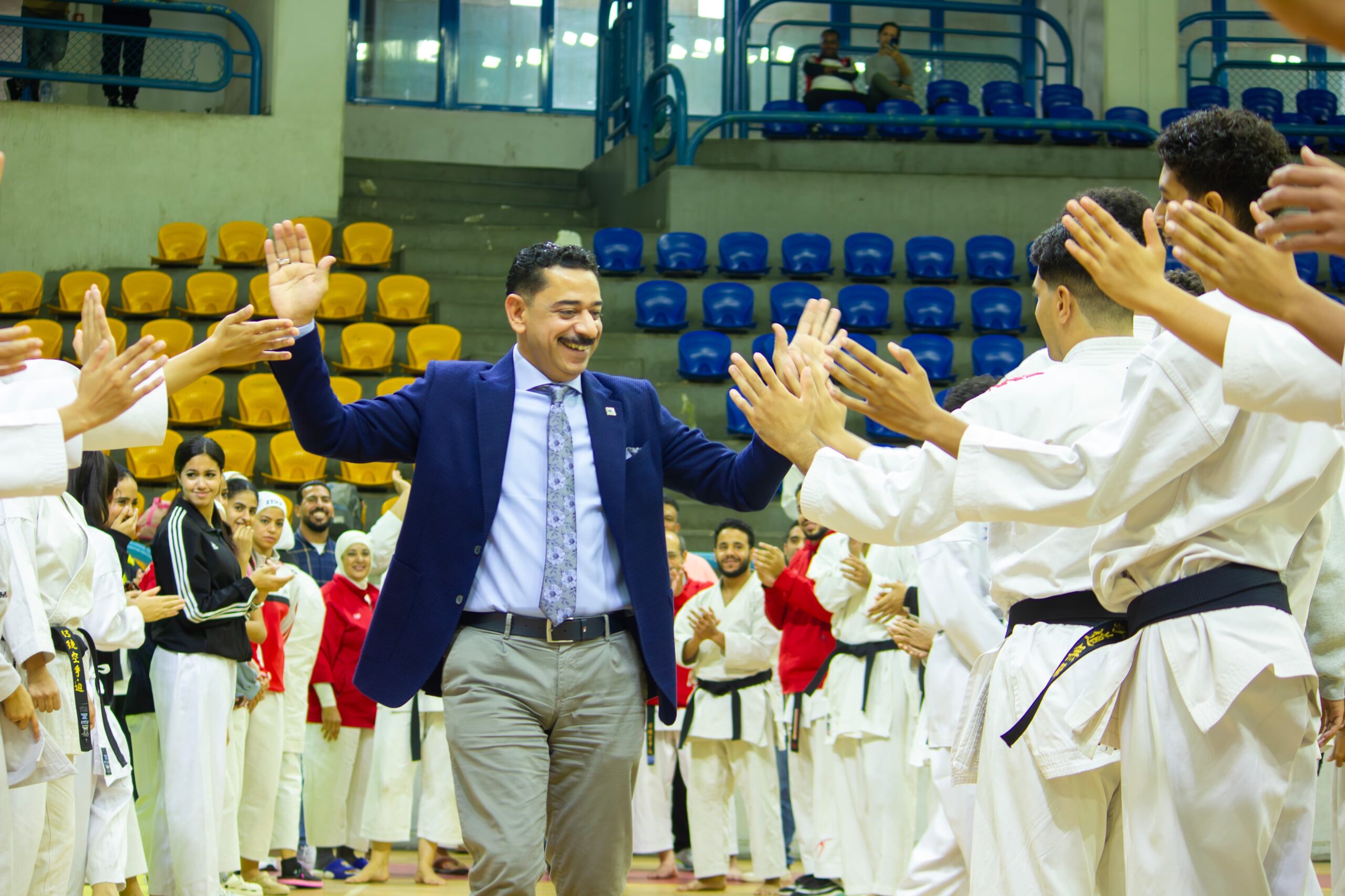 رامي المكاوي منتخب رئيسا للاتحاد الأفريقي للكاراتيه التقليدي بالإجماع لفترة قياسية حتى 2030