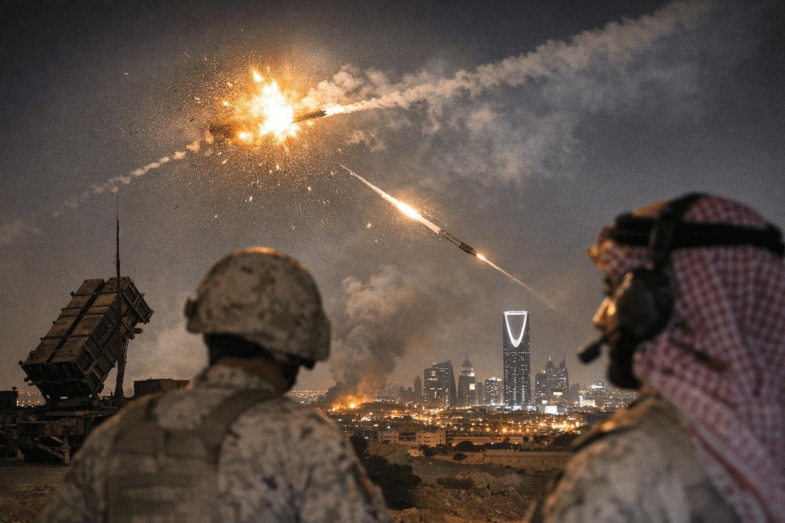 عاجل التحالف العربي بقيادة السعودية ينجح في تدمير صاروخين للحوثيين متجهين نحو العاصمة الرياض ويؤكد استعداده الكامل للدفاع الجوي
